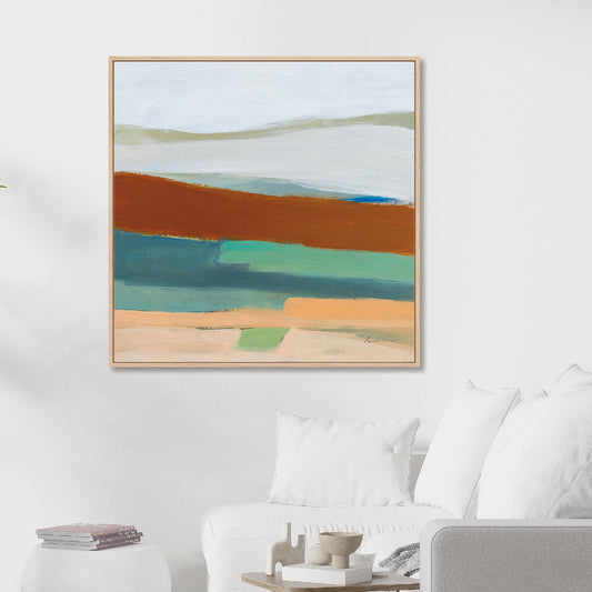 Laid Back Art in Stretched Canvas, Framed Print Under Glass, and Gallery Wrapped Shadow Box Canvas