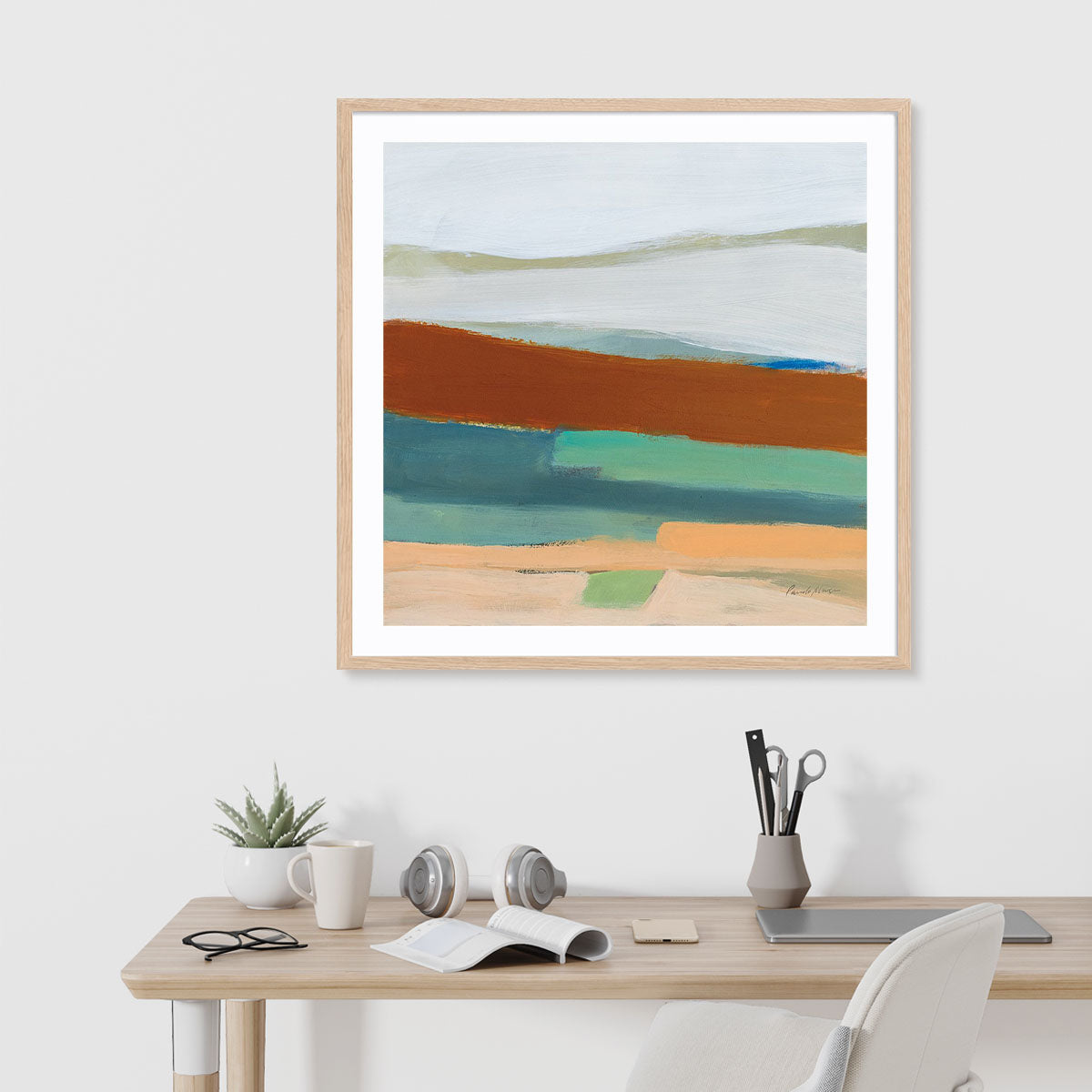 Laid Back Art in Stretched Canvas, Framed Print Under Glass, and Gallery Wrapped Shadow Box Canvas