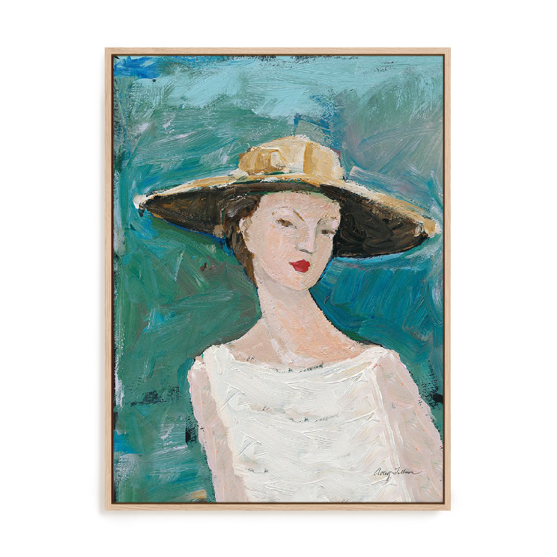 Flea Market Portrait I Wall Art