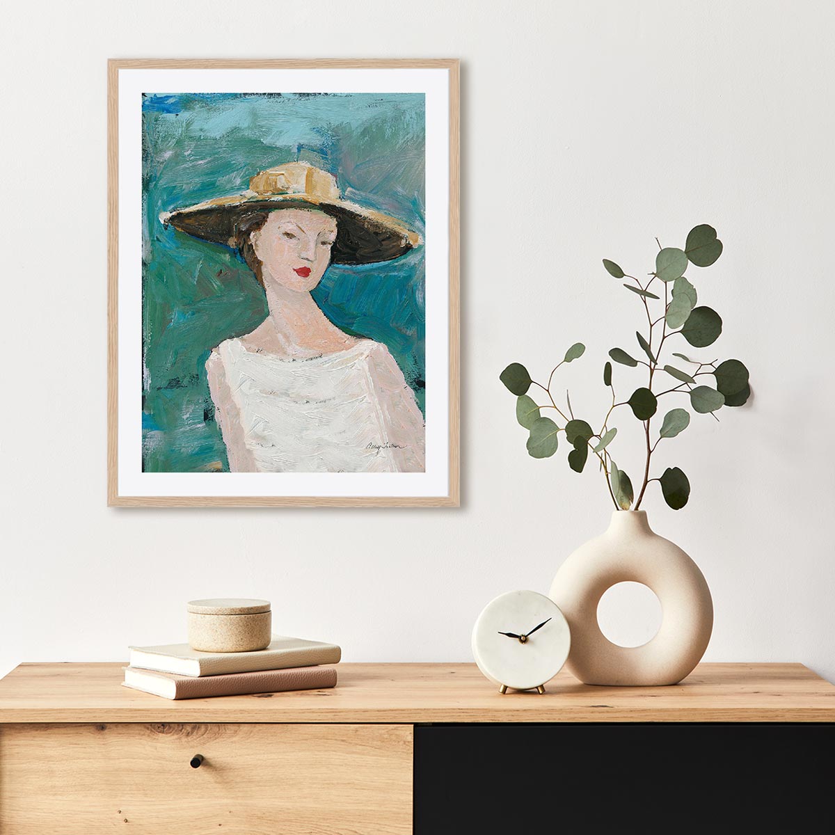 Flea Market Portrait I Wall Art