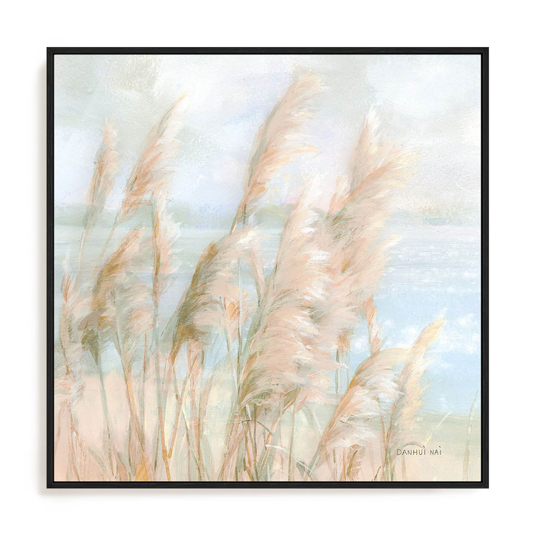 Seaside Pampas Grass Wall Art