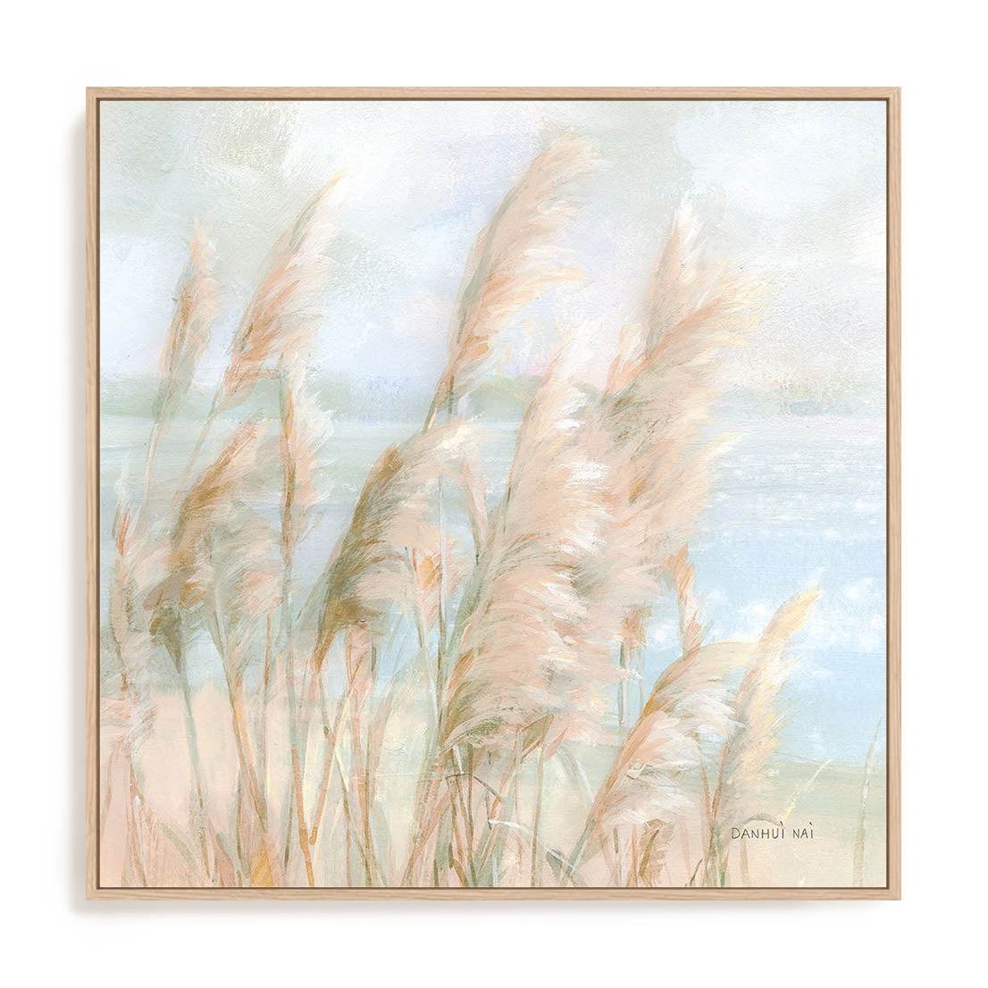 Seaside Pampas Grass Wall Art