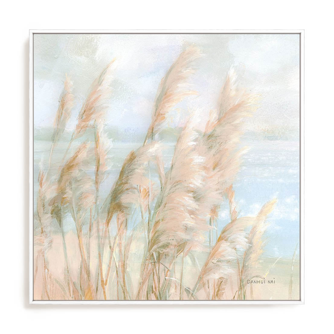 Seaside Pampas Grass Wall Art