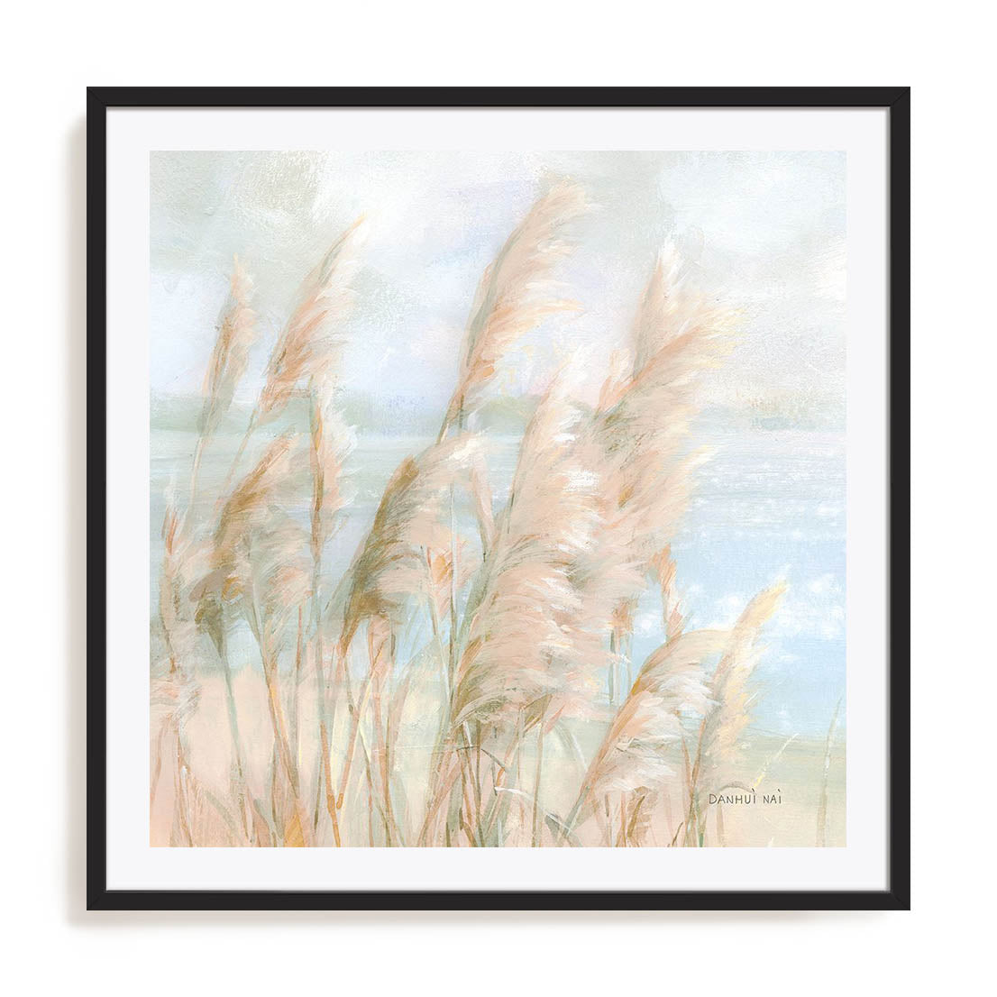 Seaside Pampas Grass Wall Art