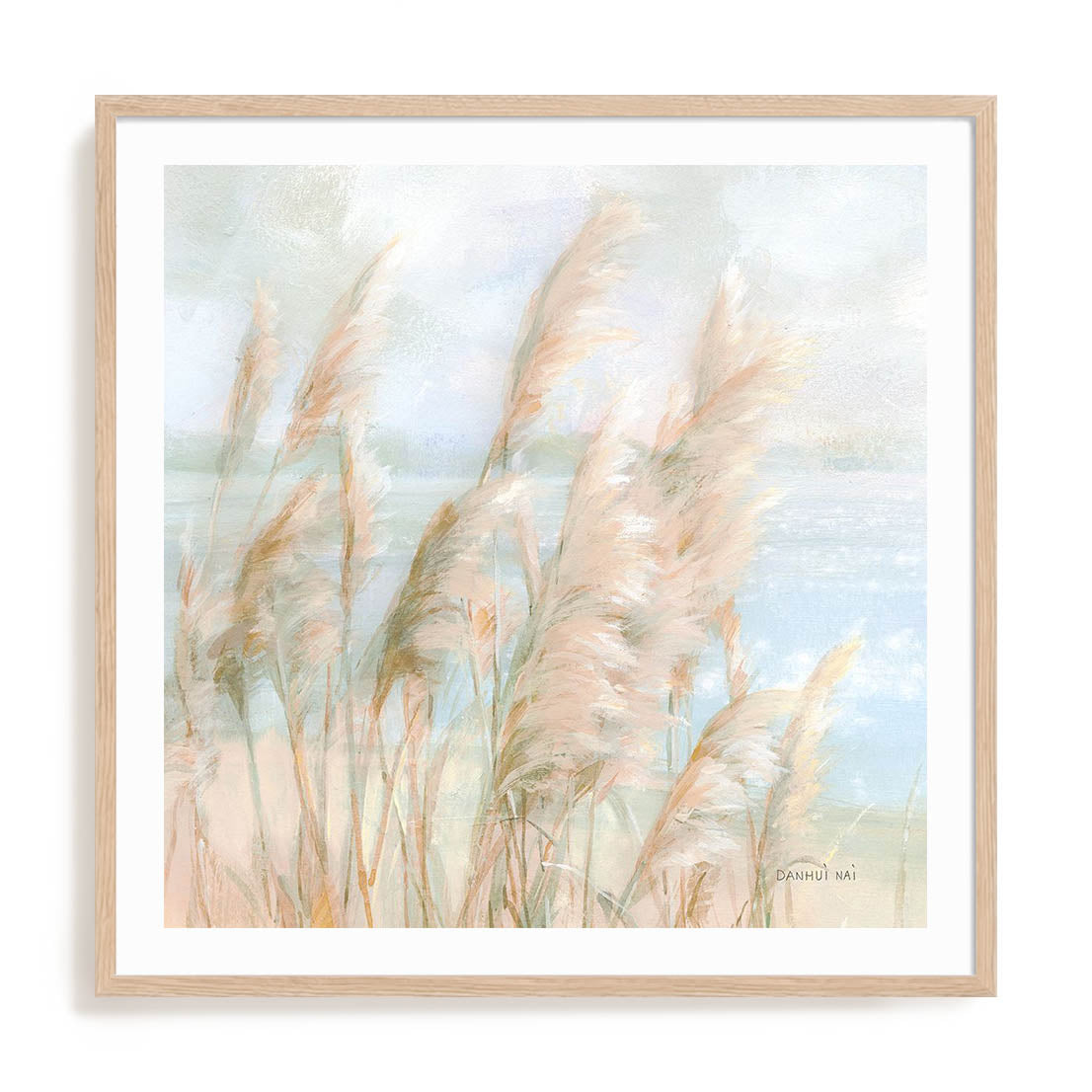 Seaside Pampas Grass Wall Art