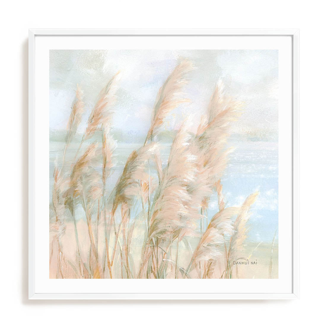 Seaside Pampas Grass Wall Art