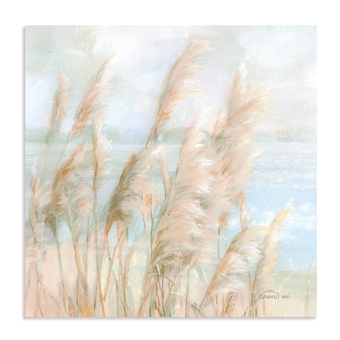 Seaside Pampas Grass Wall Art