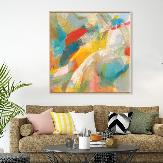 Folds of Color Bright Crop Wall Art