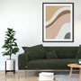 Flowing II Neutral Crop Wall Art