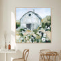 Summer Barn One Window Neutral Wall Art