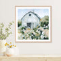 Summer Barn One Window Neutral Wall Art