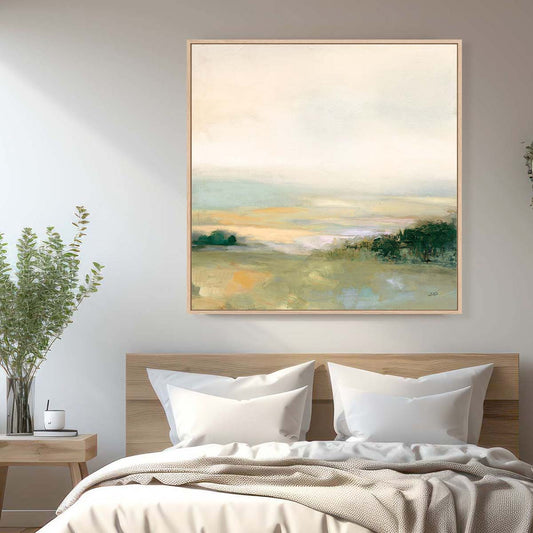 Dark Glowing Valley Neutral Wall Art