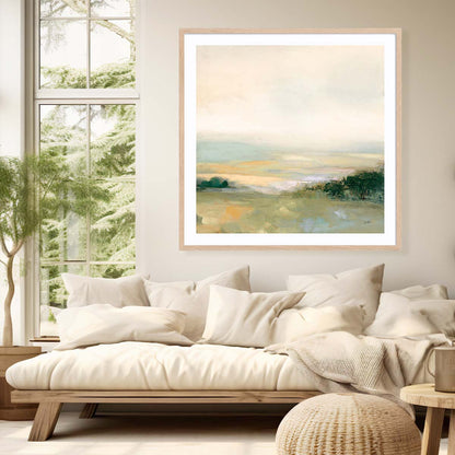 Dark Glowing Valley Neutral Wall Art