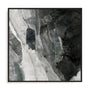 Rocky Ravine BW Wall Art