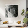 Rocky Ravine BW Wall Art