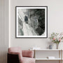 Rocky Ravine BW Wall Art