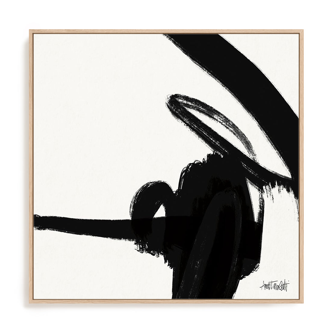 Black and White Abstract II Wall Art