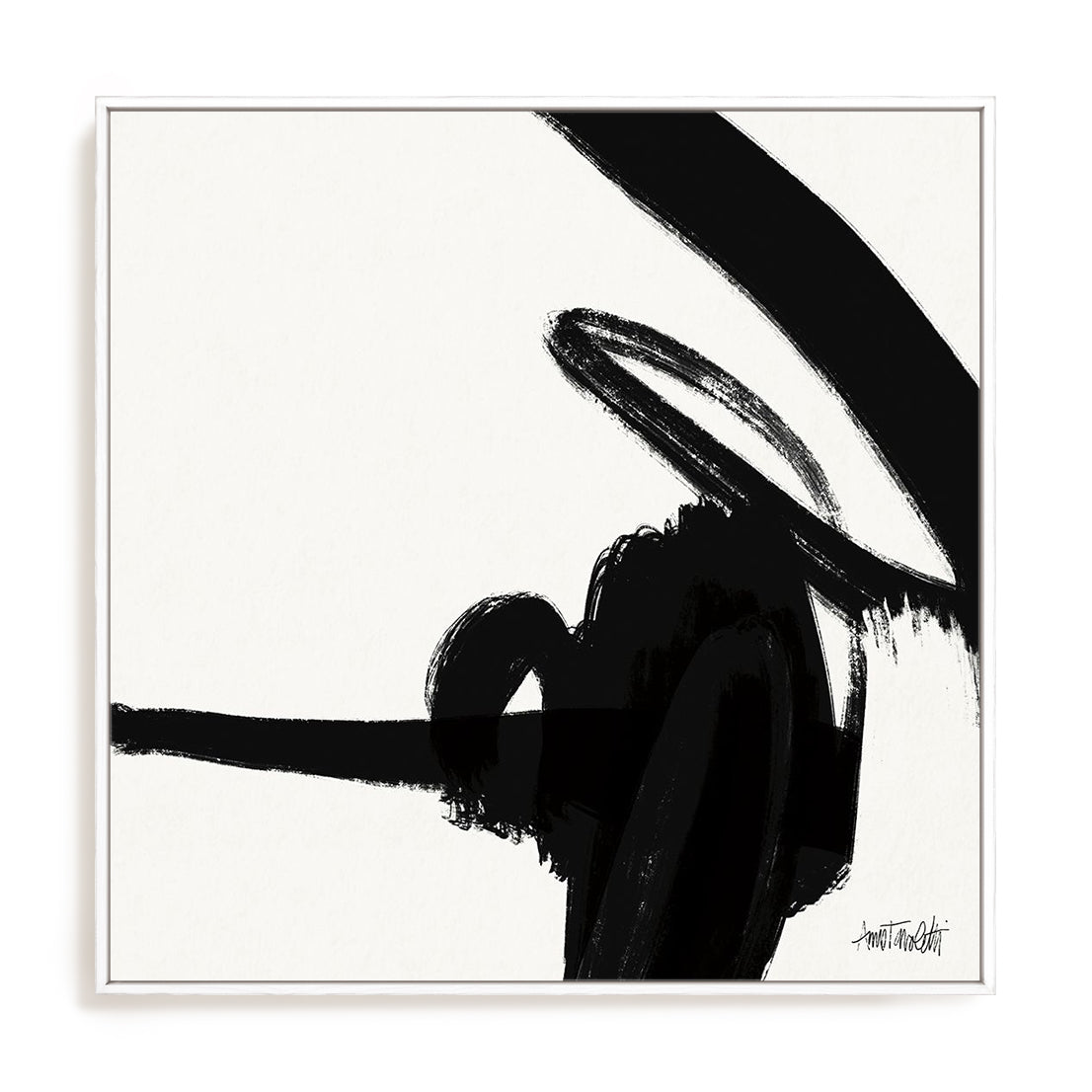 Black and White Abstract II Wall Art