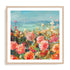 Coastal Dahlias Art in Stretched Canvas, Framed Print Under Glass, and Gallery Wrapped Shadow Box Canvas