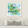 Exuding Summer Art in Stretched Canvas, Framed Print Under Glass, and Gallery Wrapped Shadow Box Canvas