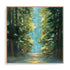 Sunlit Forest Art in Stretched Canvas, Framed Print Under Glass, and Gallery Wrapped Shadow Box Canvas