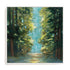 Sunlit Forest Art in Stretched Canvas, Framed Print Under Glass, and Gallery Wrapped Shadow Box Canvas