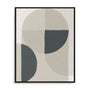 Soft Rain II Dark Gray Wall Art