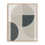 Soft Rain II Dark Gray Wall Art