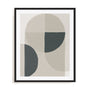 Soft Rain II Dark Gray Wall Art