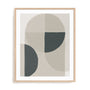 Soft Rain II Dark Gray Wall Art