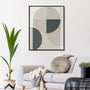 Soft Rain II Dark Gray Wall Art