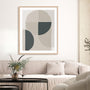 Soft Rain II Dark Gray Wall Art