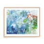 Tidepool Sparkle Pink Blue Wall Art