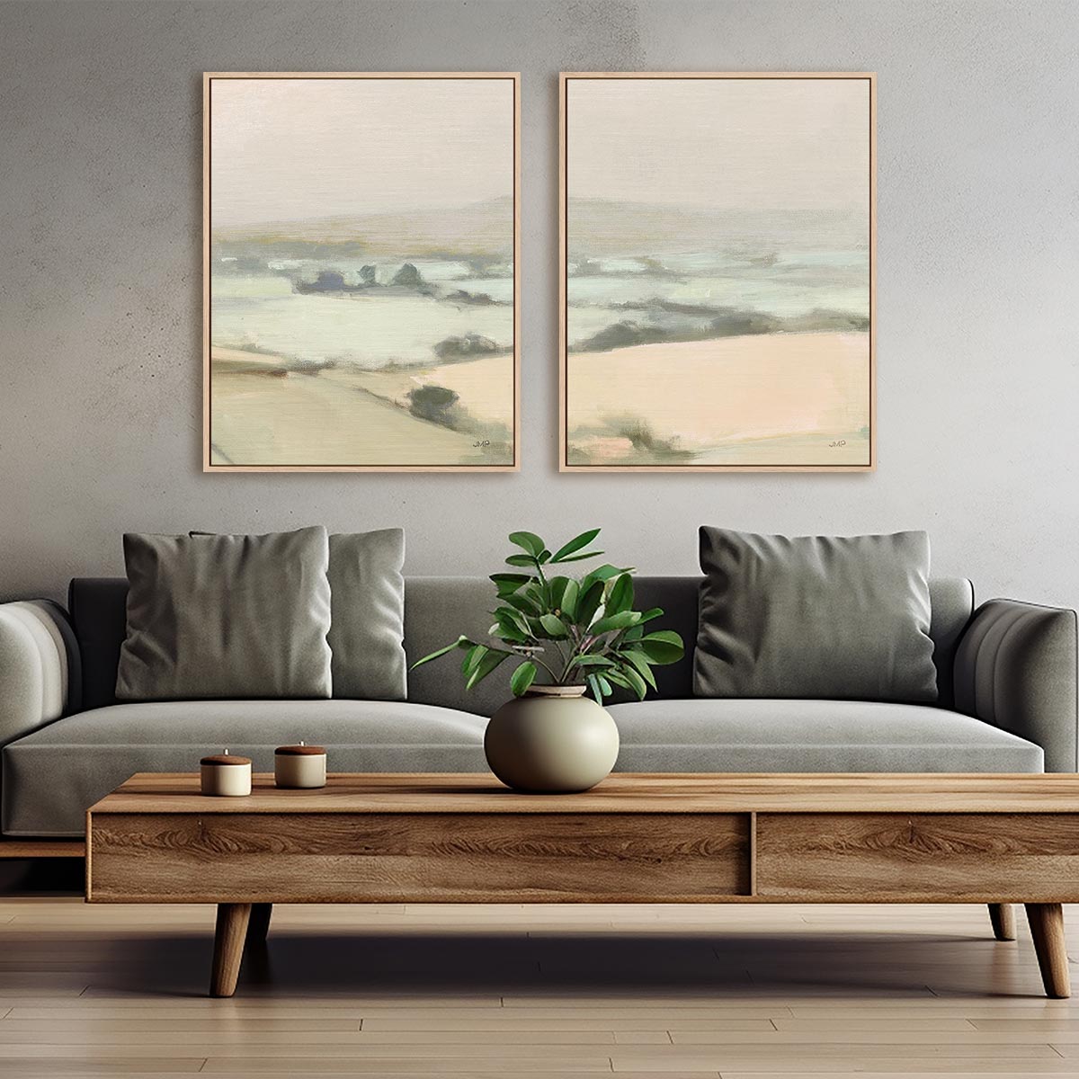 Dream Valley Light Crop II and III Wall Art