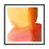 Bright Swishes II Wall Art #oran_black-white-border