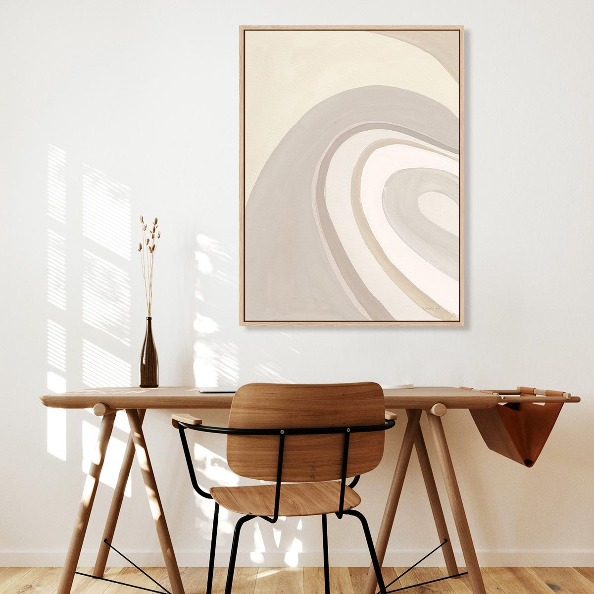In the Groove I Neutral Wall Art
