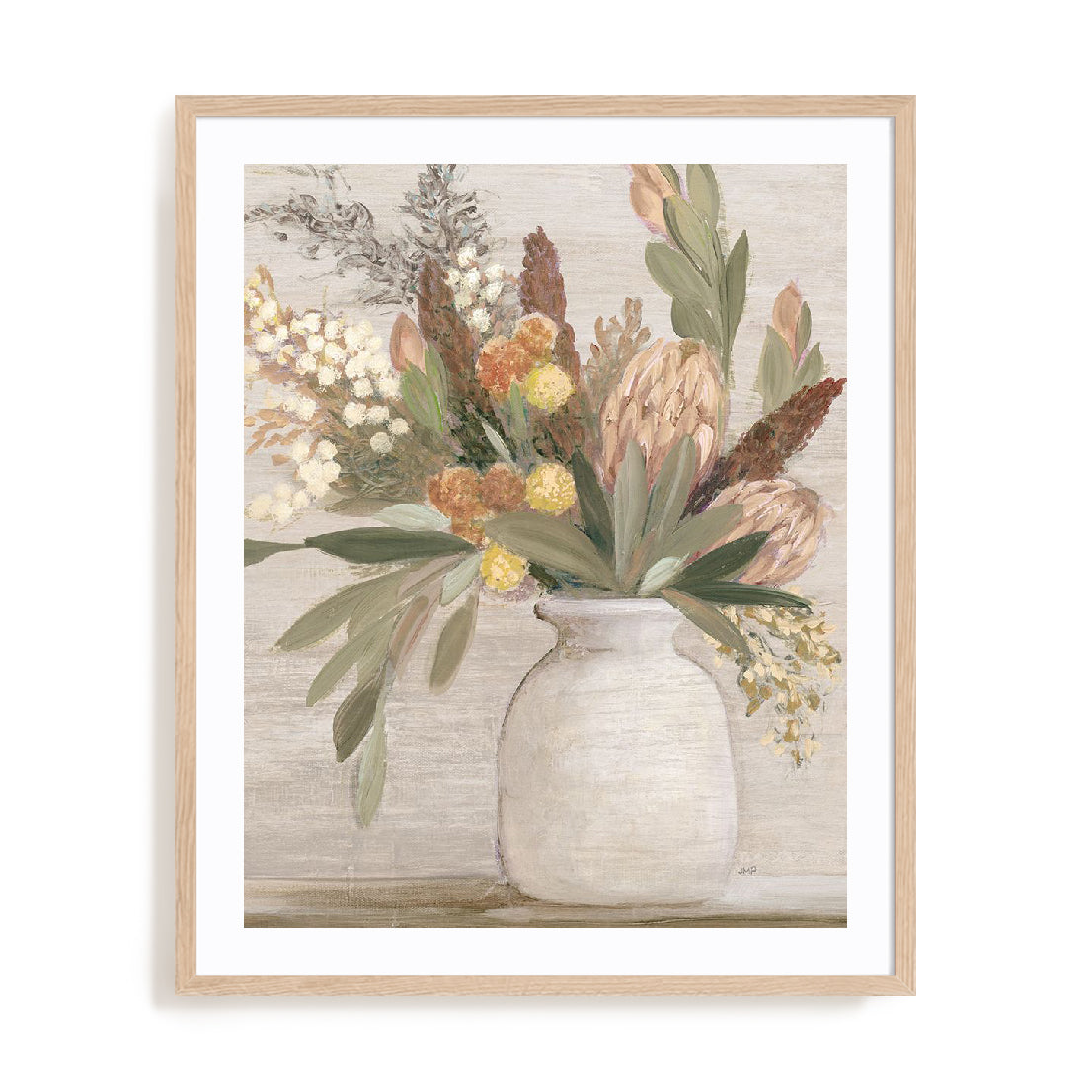 Light Protea Still Life Wall Art