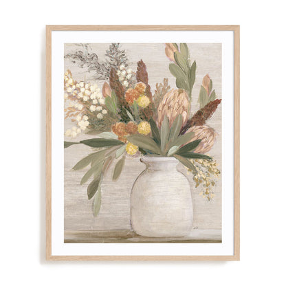 Light Protea Still Life Wall Art