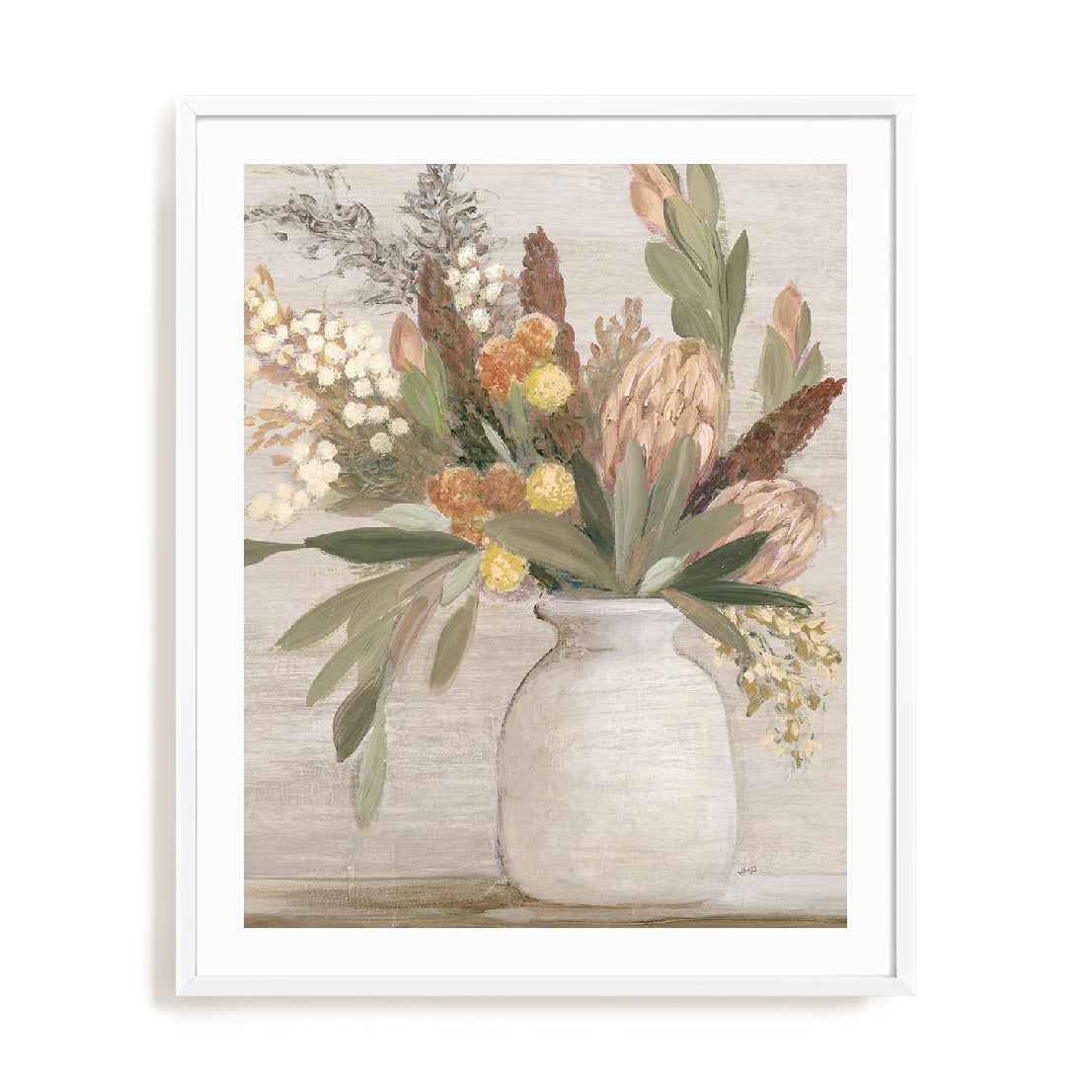 Light Protea Still Life Wall Art