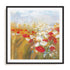 Poppies and Larkspur I Wall Art #oran_black-white-border