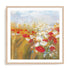 Poppies and Larkspur I Wall Art #oran_natural-white-border