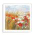 Poppies and Larkspur I Wall Art #oran_white-white-border