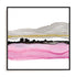 Iced Sherbetscape I Art in Stretched Canvas, Framed Print Under Glass, and Gallery Wrapped Shadow Box Canvas