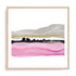 Iced Sherbetscape I Art in Stretched Canvas, Framed Print Under Glass, and Gallery Wrapped Shadow Box Canvas