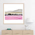 Iced Sherbetscape I Art in Stretched Canvas, Framed Print Under Glass, and Gallery Wrapped Shadow Box Canvas