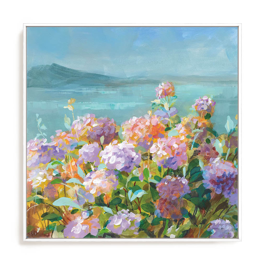 Beach Hydrangeas Wall Art