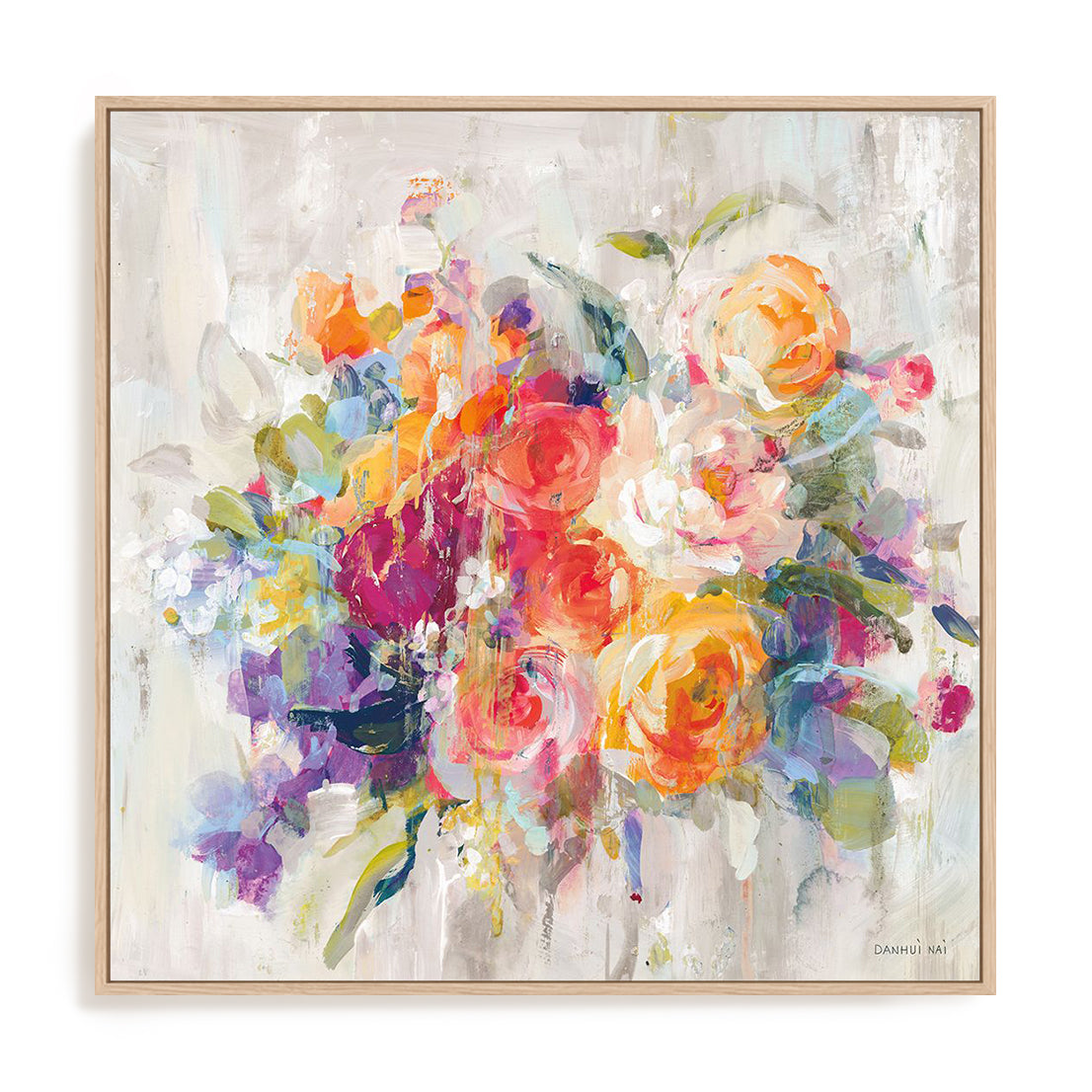 Sun Drenched Bouquet Autumn Wall Art