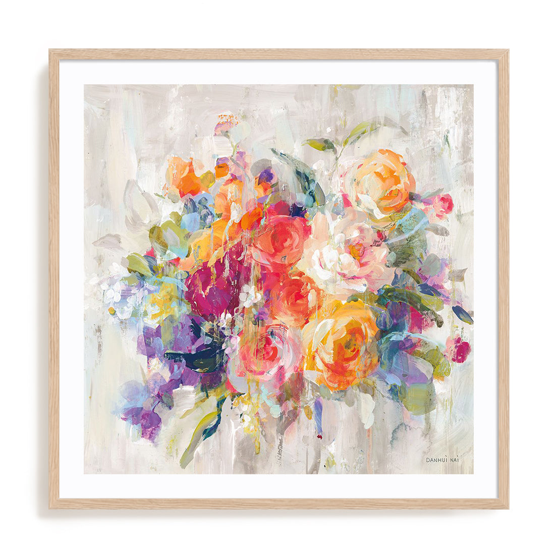 Sun Drenched Bouquet Autumn Wall Art