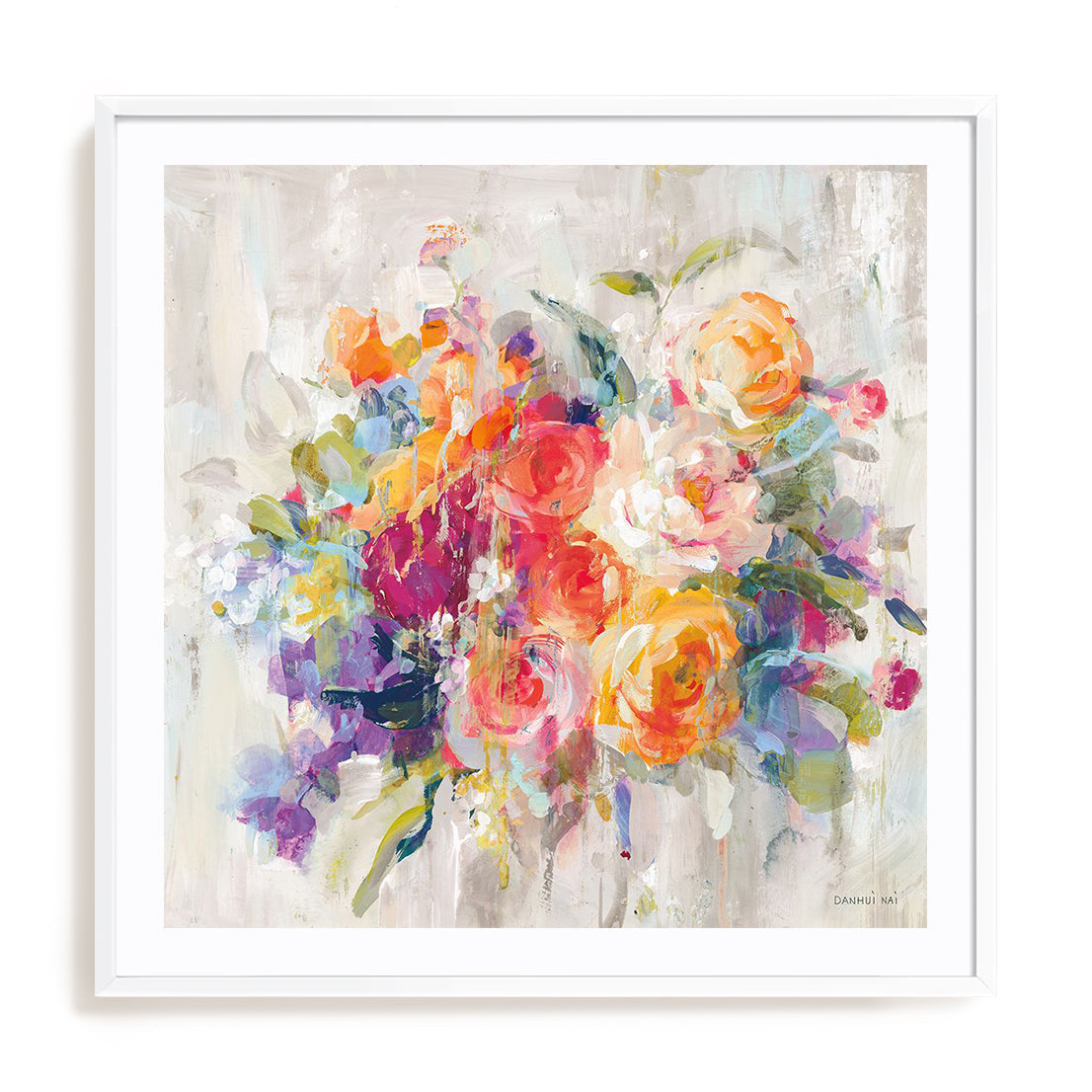 Sun Drenched Bouquet Autumn Wall Art