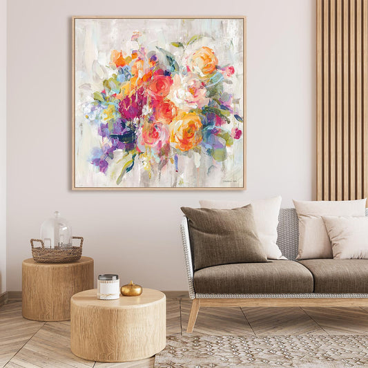 Sun Drenched Bouquet Autumn Wall Art